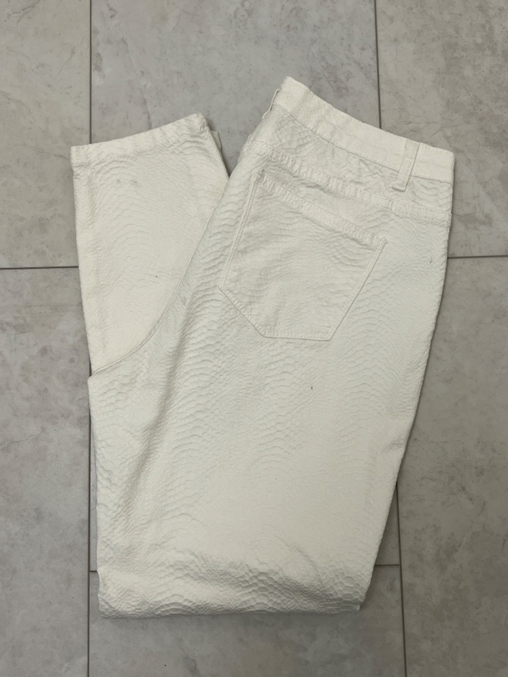 Women's Nicki Minaj Mid-rise White Jeans 13/14 x 28L